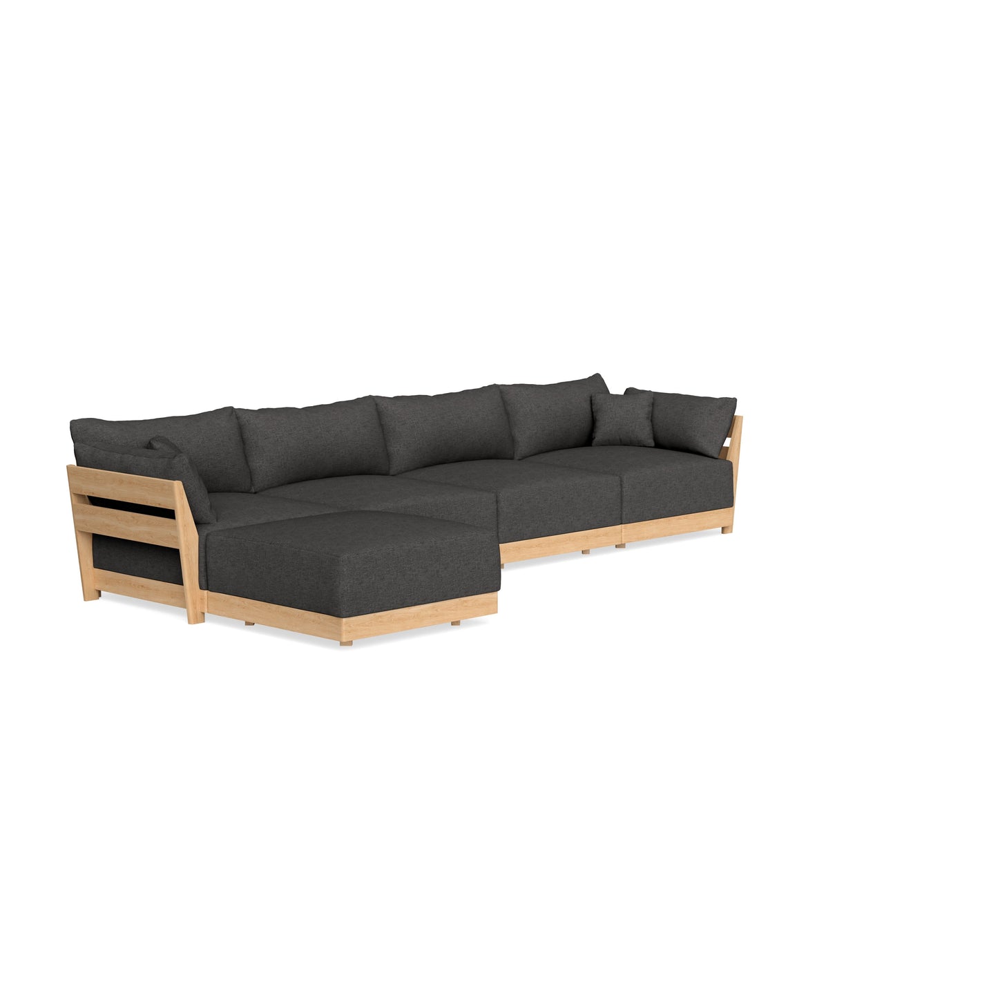 Slipcover Only - Modular Bondi 4-Seater Sectional in Graphite