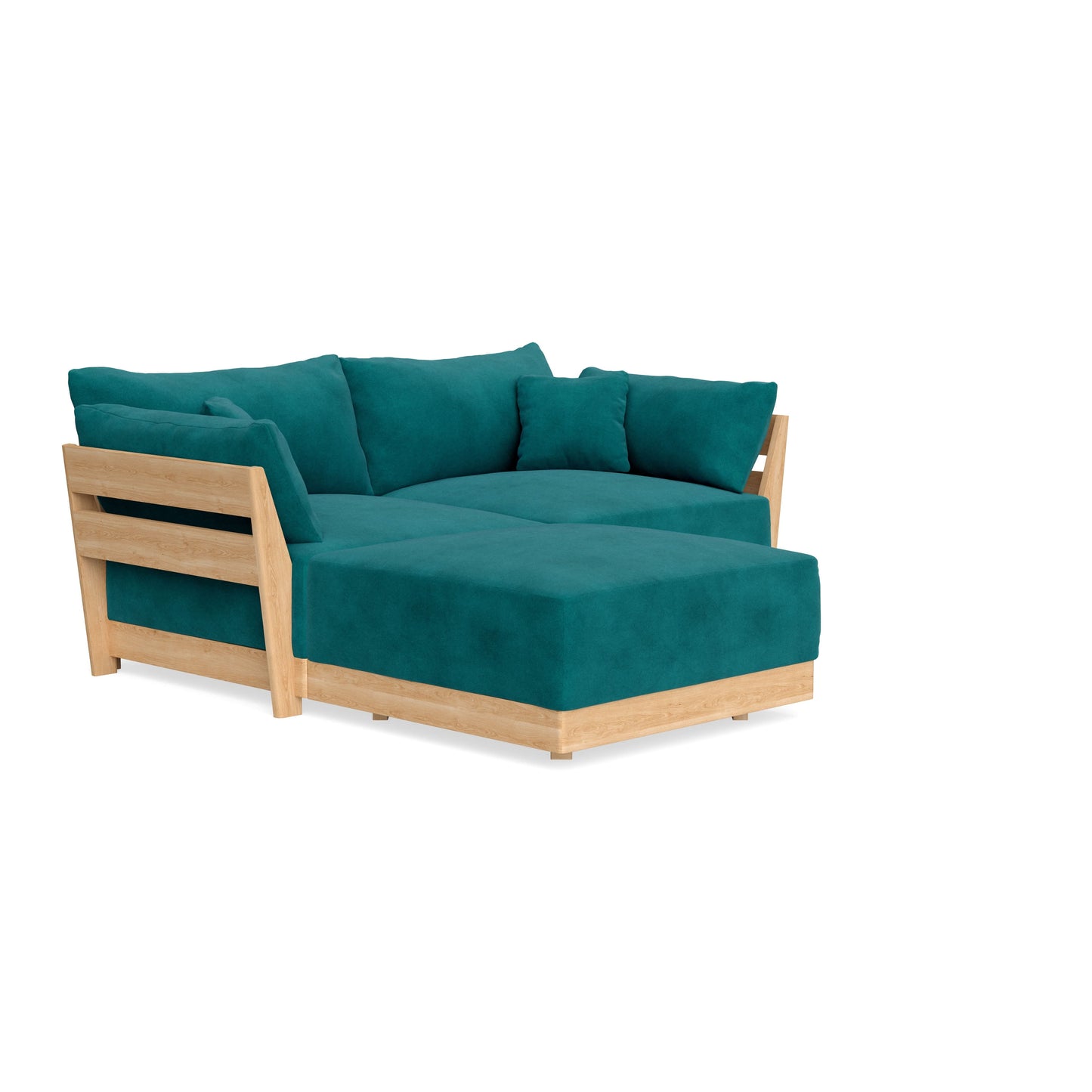 Slipcover Only - Modular Bondi 2-Seater Sectional in Peacock