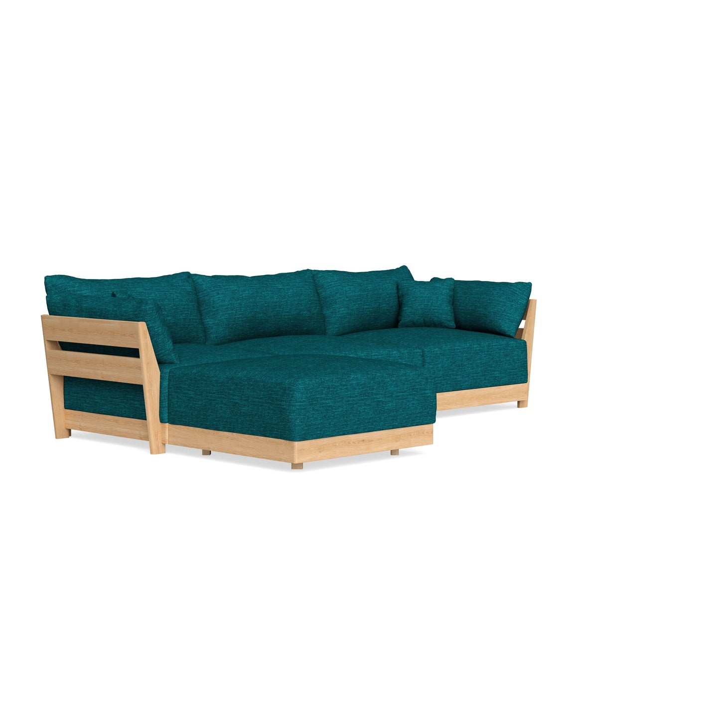 Slipcover Only - Modular Bondi 3-Seater Sectional in Marine Teal