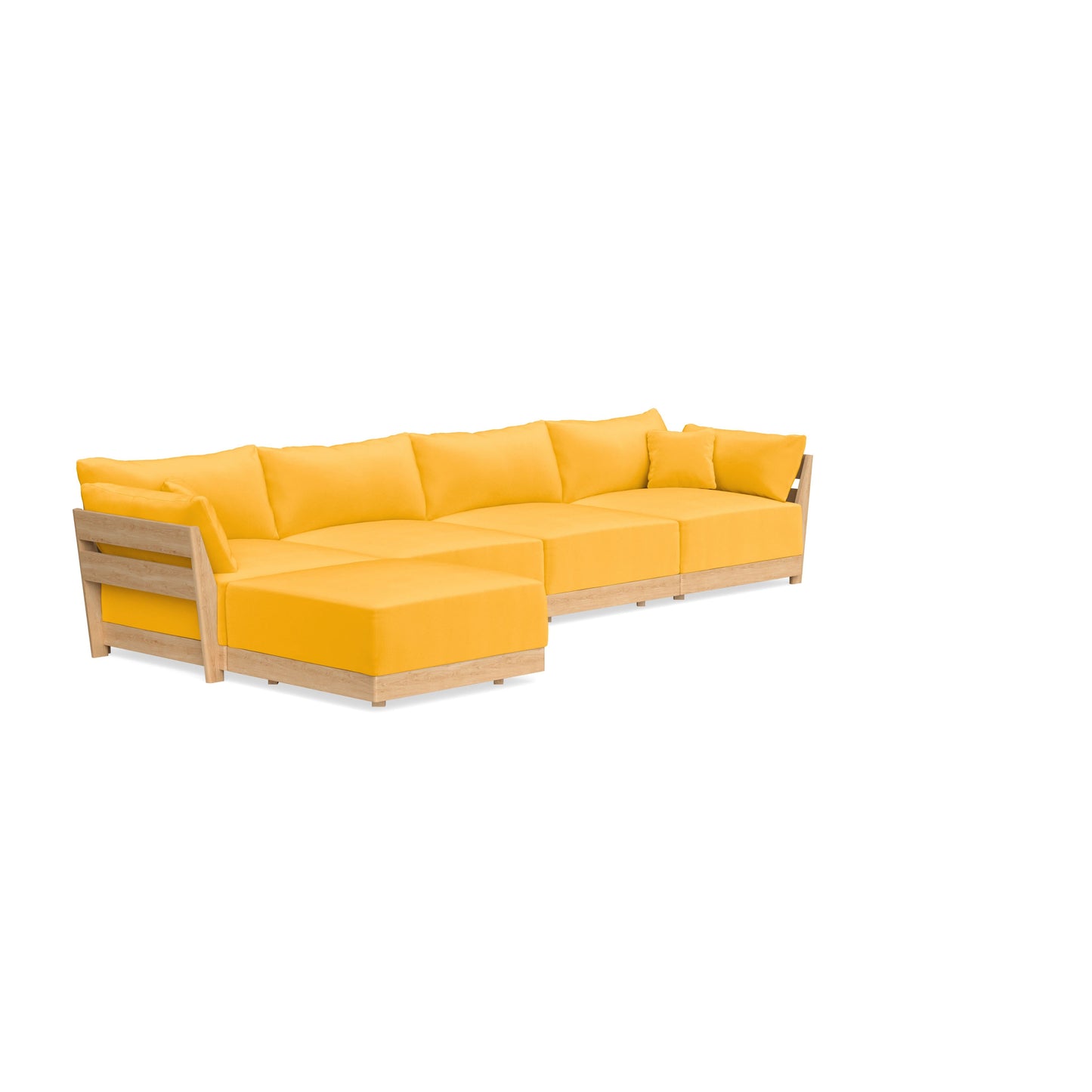 Slipcover Only - Modular Bondi 4-Seater Sectional in Marigold