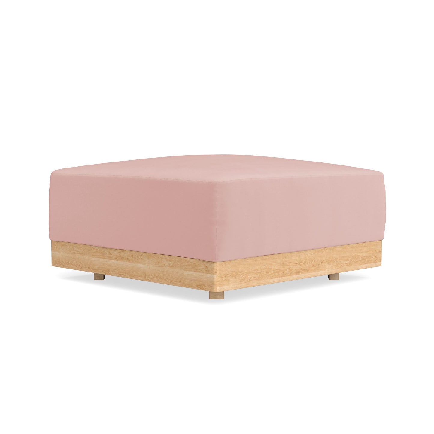 Slipcover Only - Modular Bondi Ottoman in Powder Pink