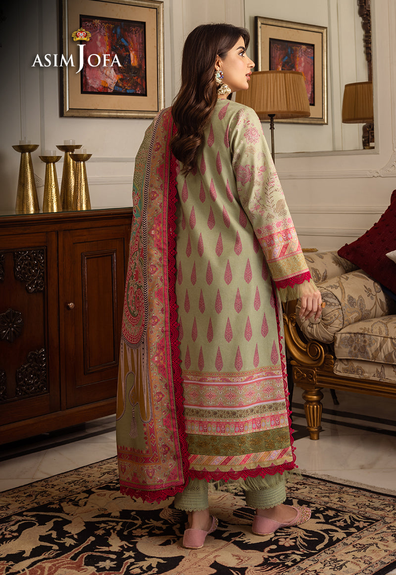 AJIWP-08 EMBROIDERED KARANDI 3 PCS