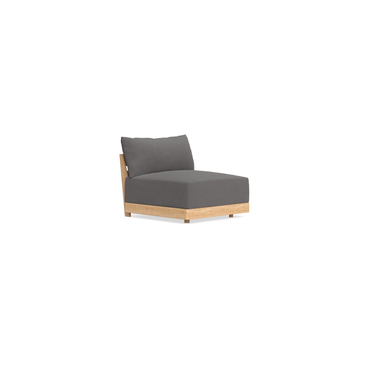 Slipcover Only - Modular Bondi Armless Chair in Burnt Ember