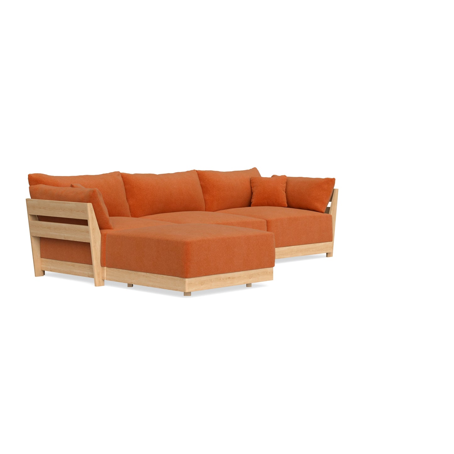 Slipcover Only - Modular Bondi 3-Seater Sectional in Terracotta