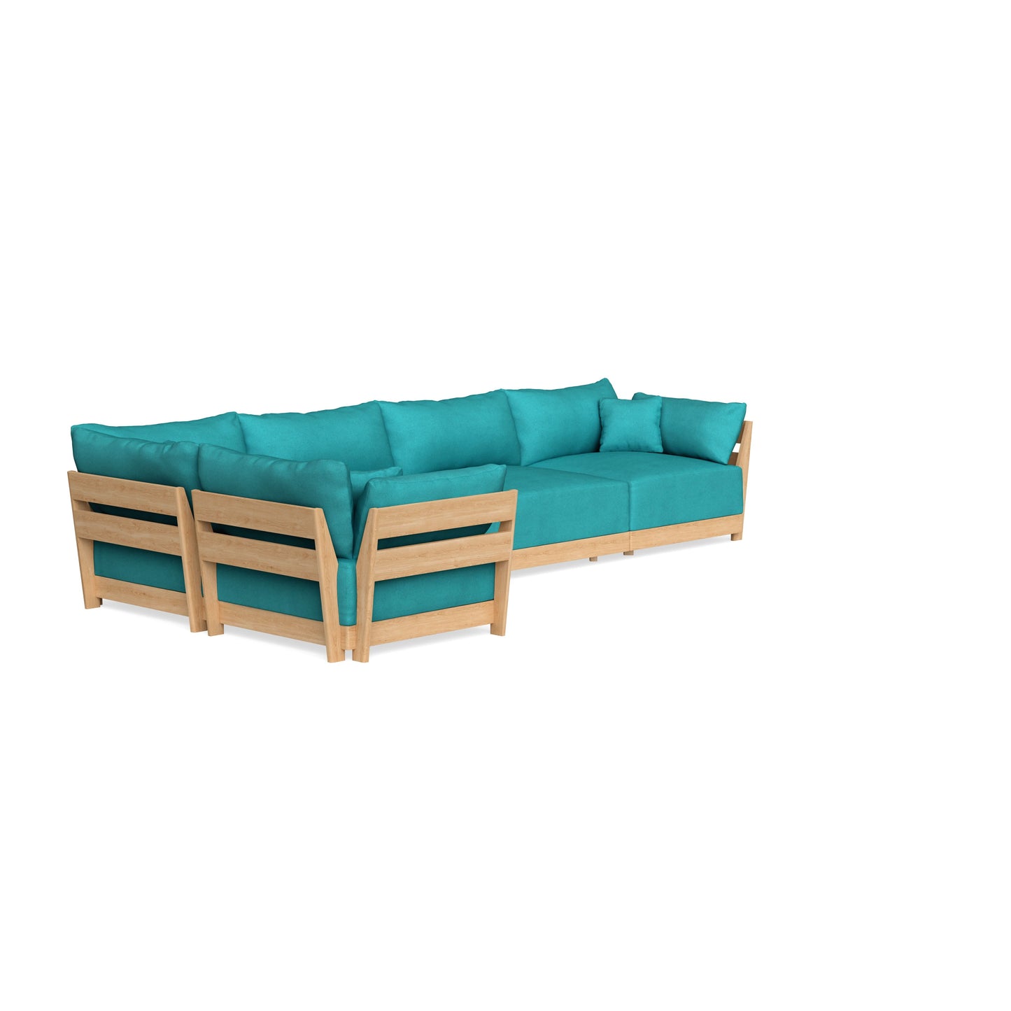Slipcover Only - Modular Bondi 5-Seater L-Sectional in Pool