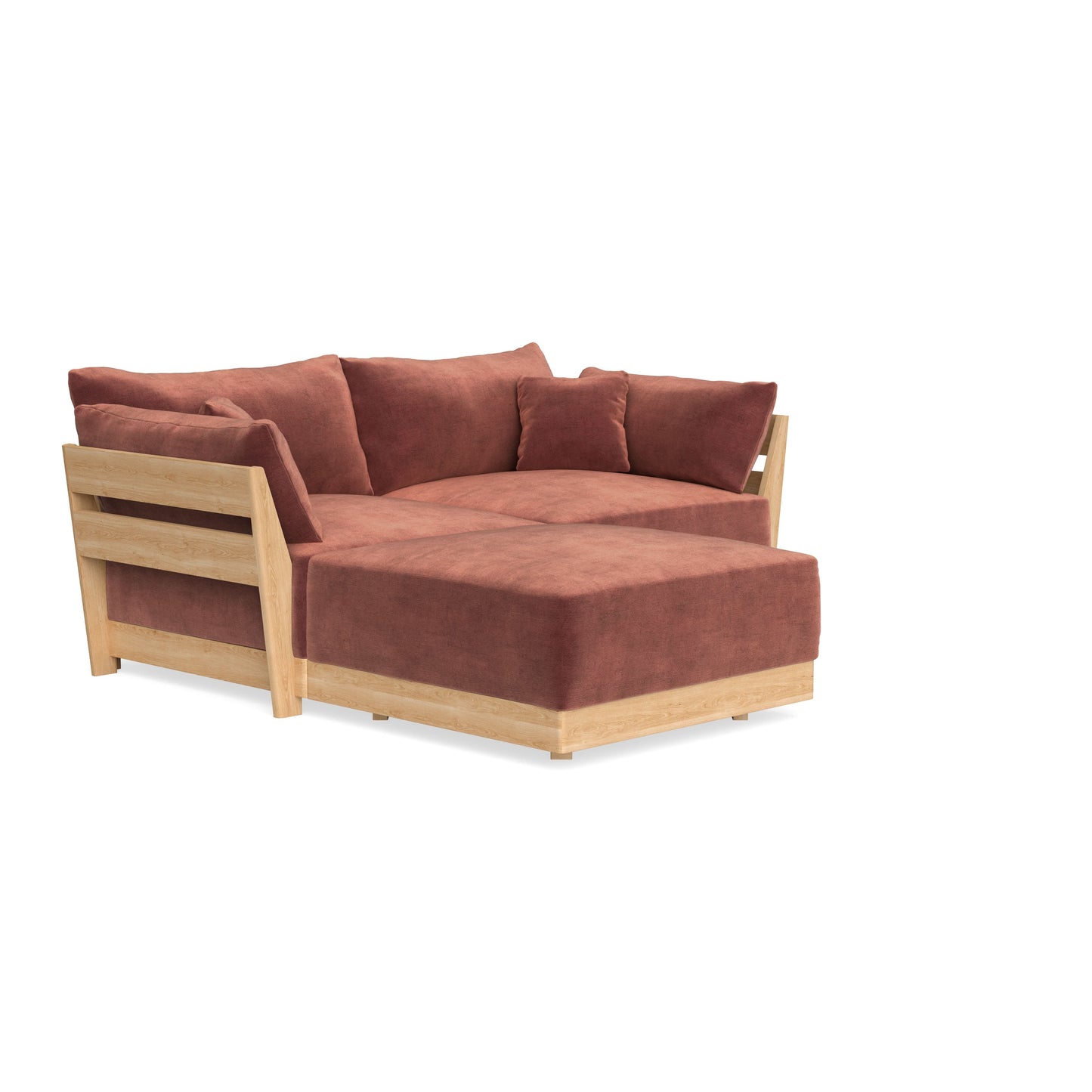 Slipcover Only - Modular Bondi 2-Seater Sectional in Spice