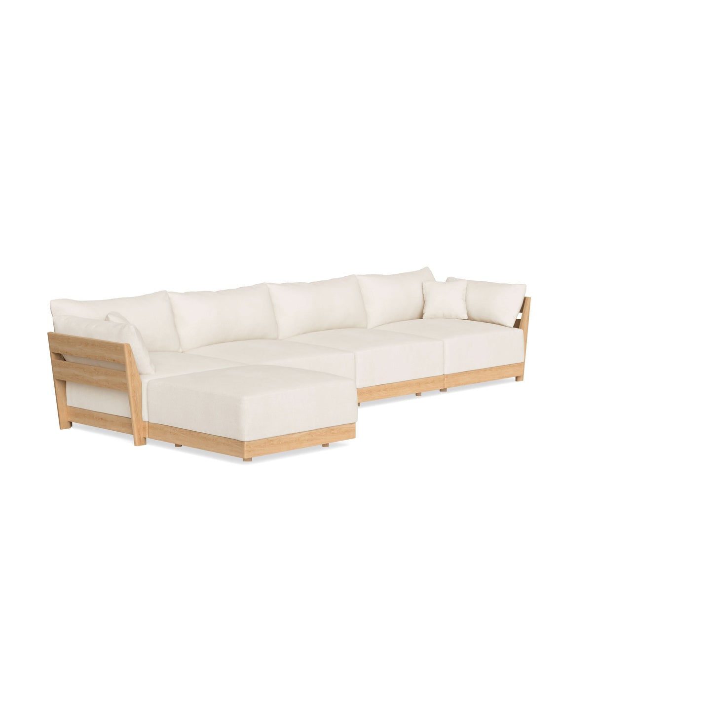 Slipcover Only - Modular Bondi 4-Seater Sectional in Powder