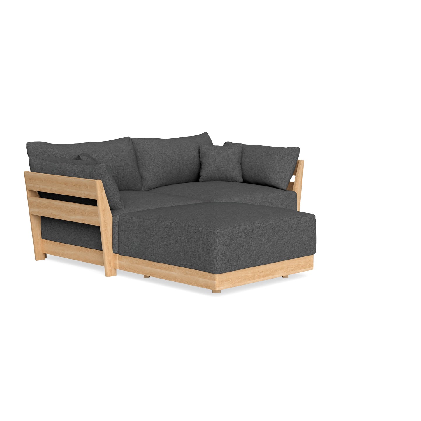 Slipcover Only - Modular Bondi 2-Seater Sectional in Pebble