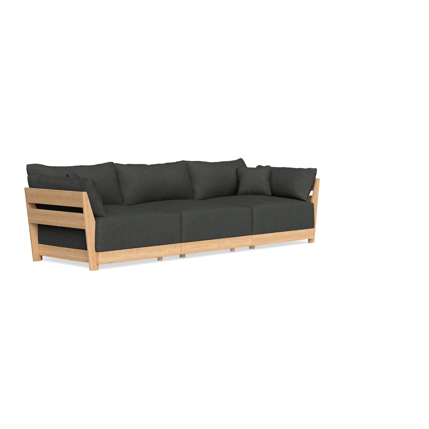 Slipcover Only - Modular Bondi 3-Seater Sofa in Raven Gray