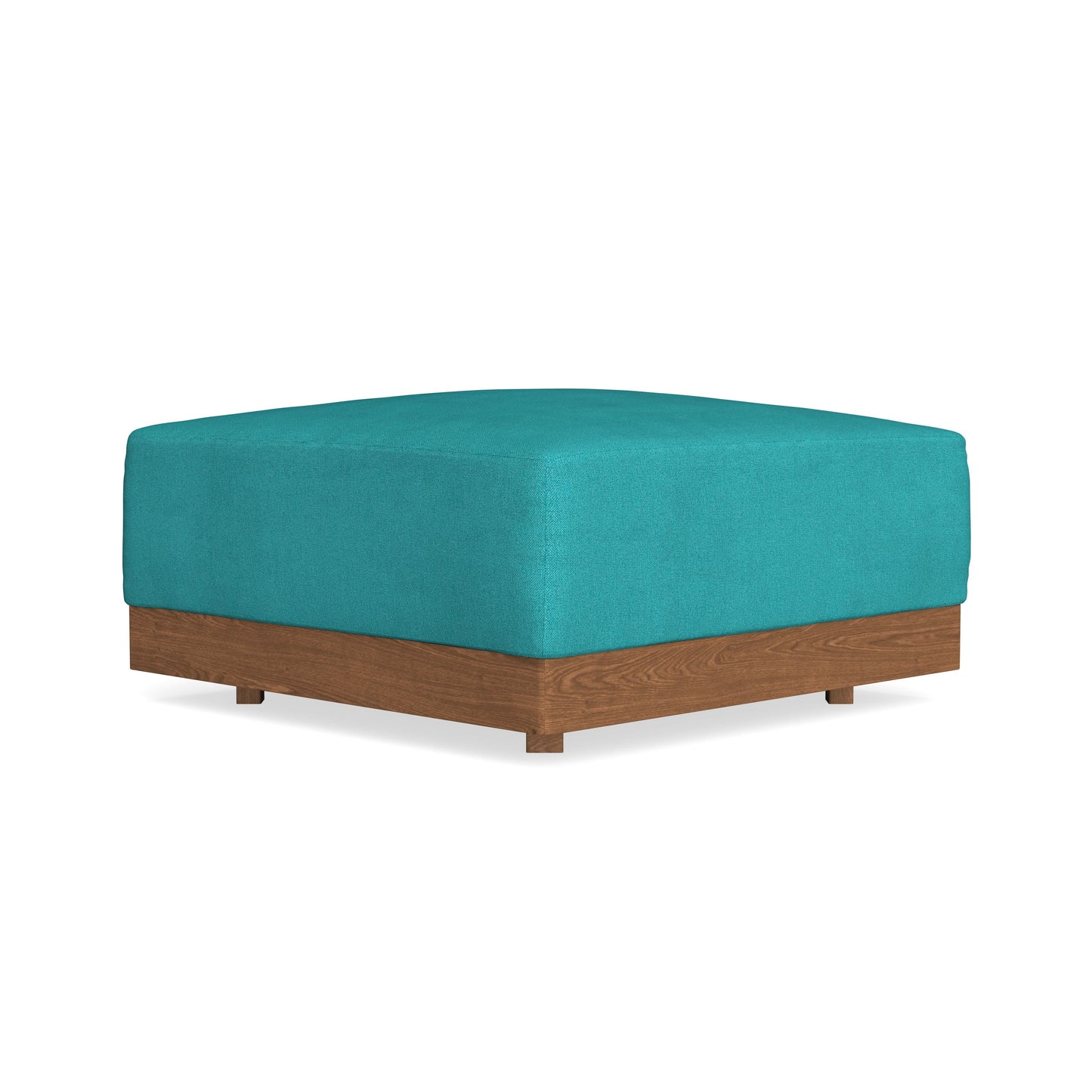 Modular Bondi Espresso Ottoman in Pool | Classic Blend