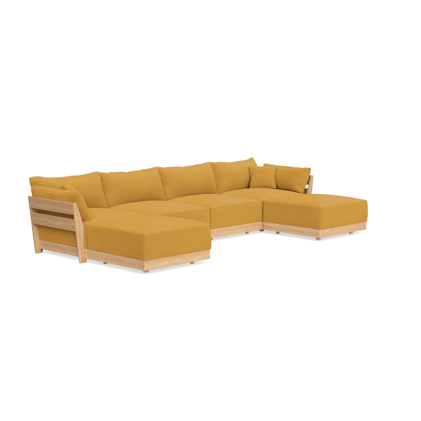 Slipcover Only - Modular Bondi 4-Seater U-Sectional in Honey
