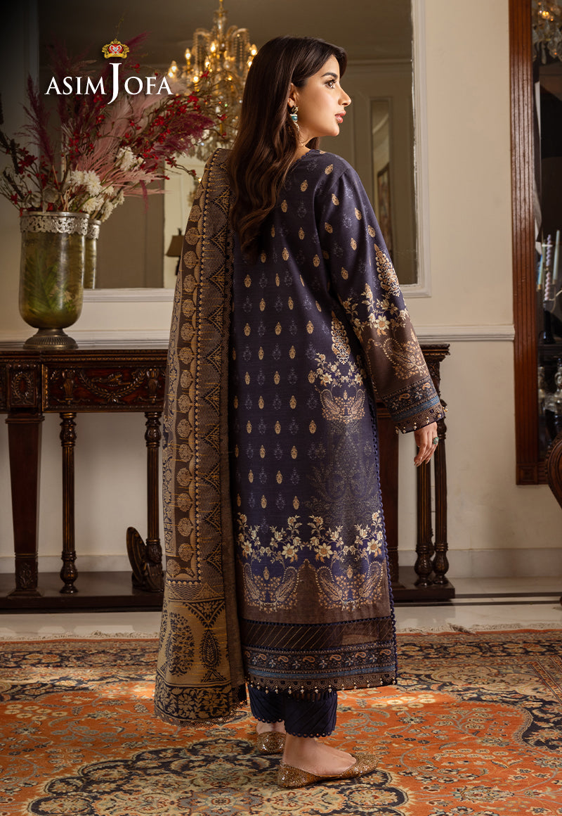 AJIW-05 PRINTED KHADDAR 3 PCS