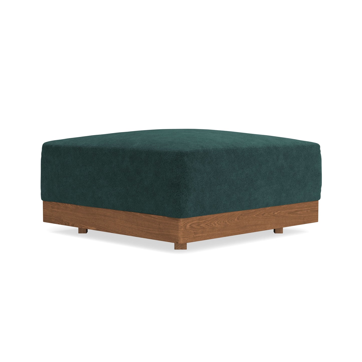 Modular Bondi Espresso Ottoman in Harbor Blue | Classic Blend