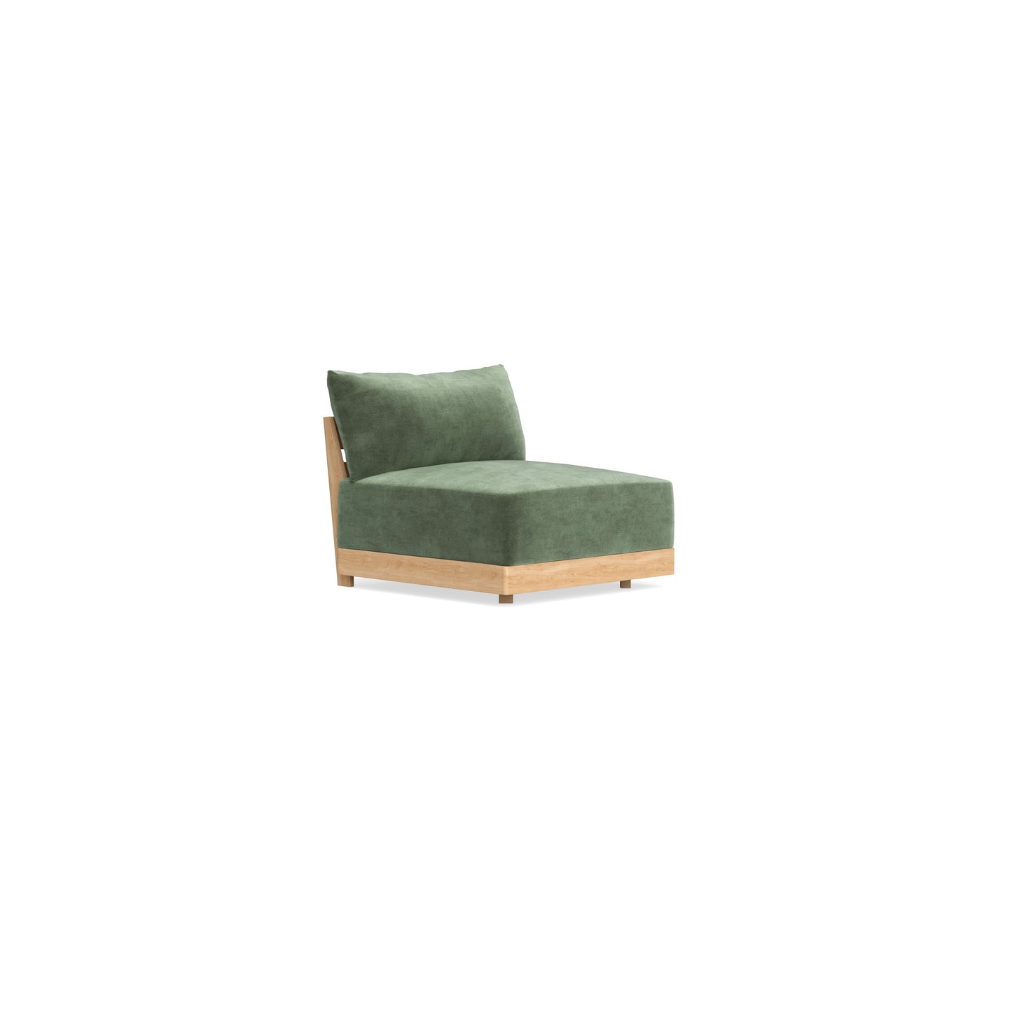 Slipcover Only - Modular Bondi Armless Chair in Rosemary
