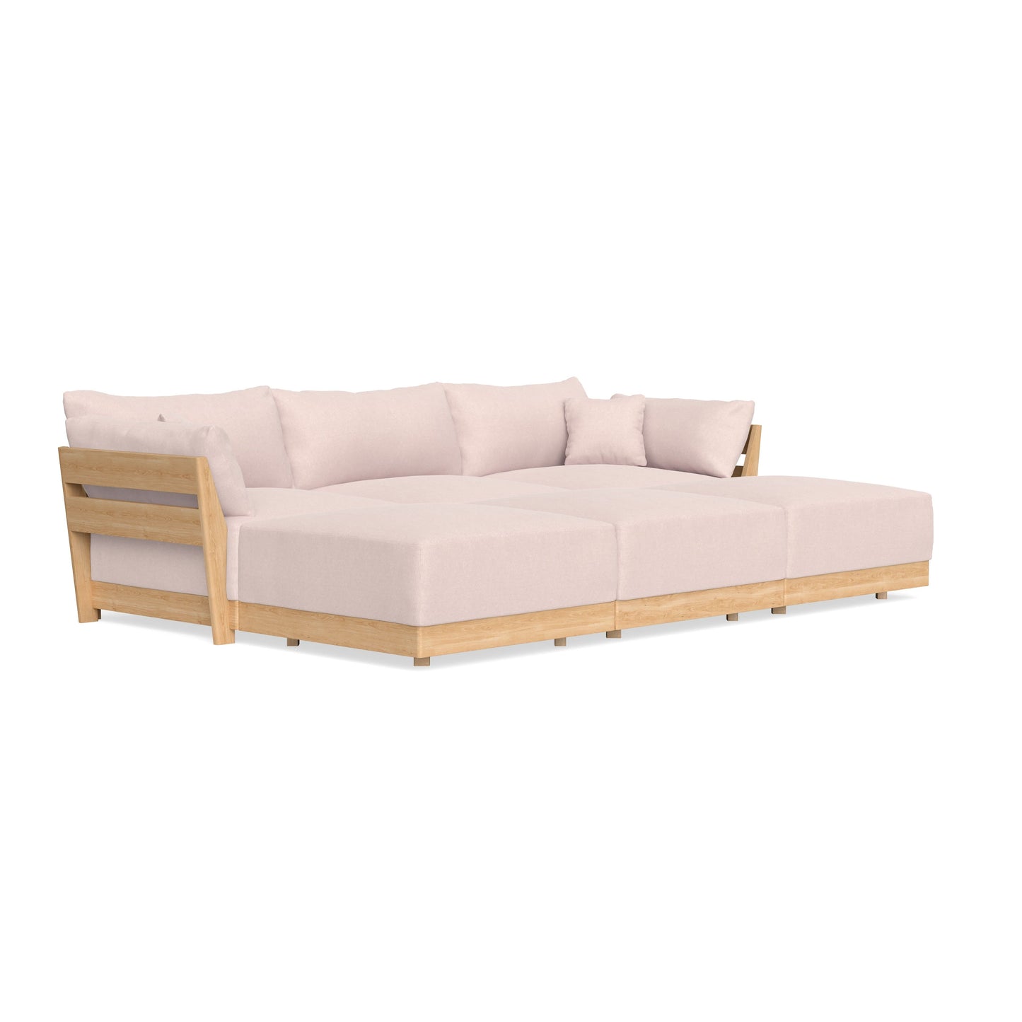 Slipcover Only - Modular Bondi 3-Seater Daybed Sofa Sectional in Peony