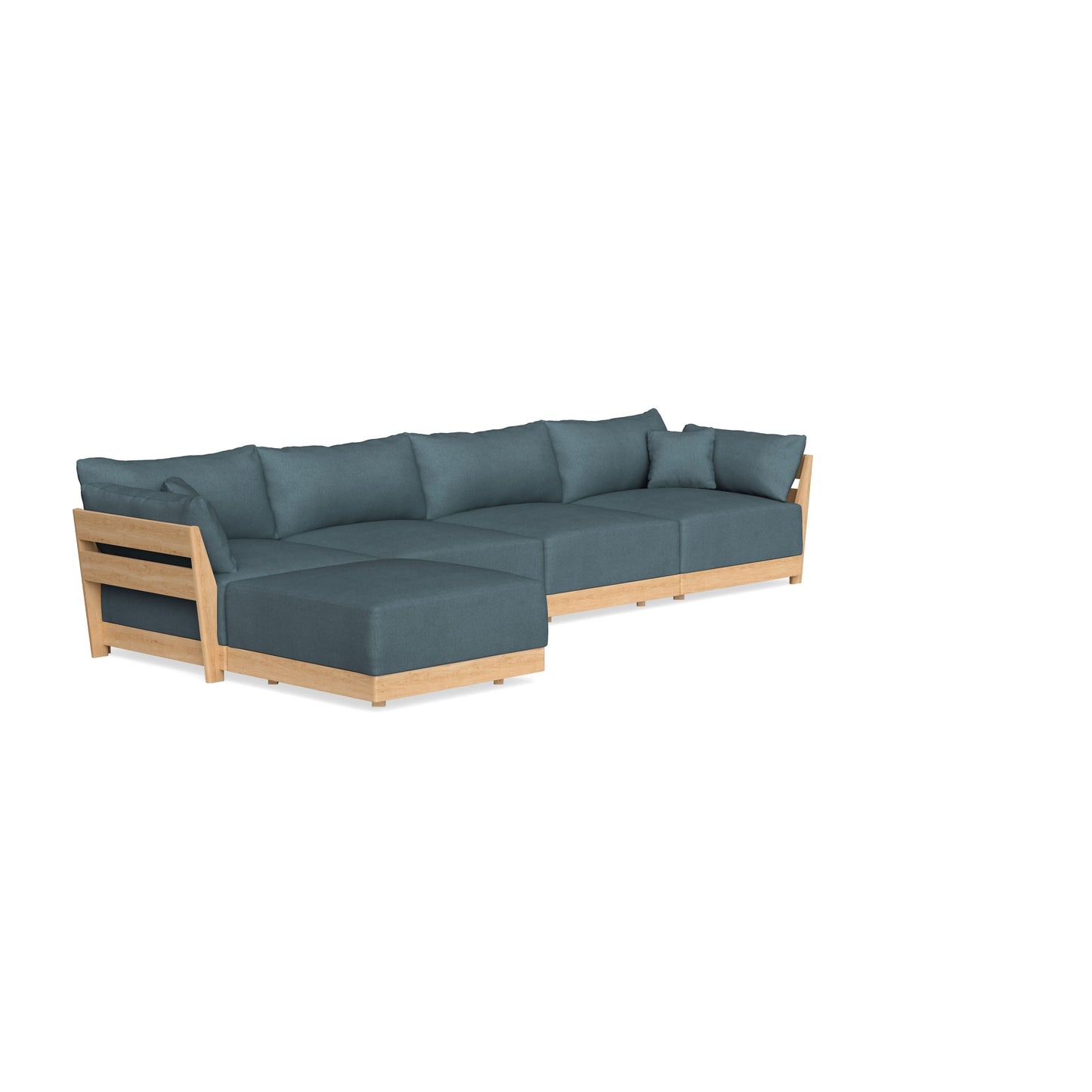 Slipcover Only - Modular Bondi 4-Seater Sectional in Slate Blue