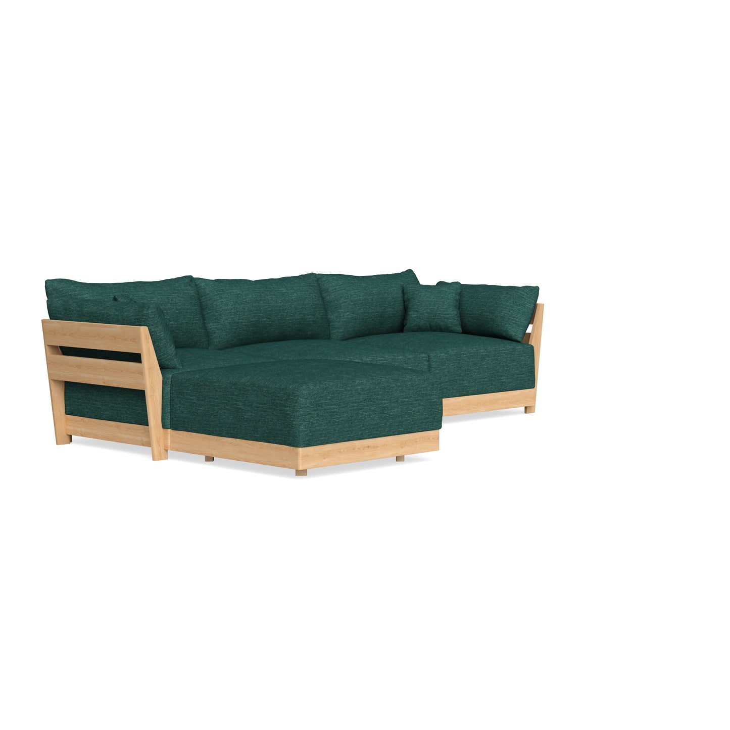 Slipcover Only - Modular Bondi 3-Seater Sectional in Forest Green