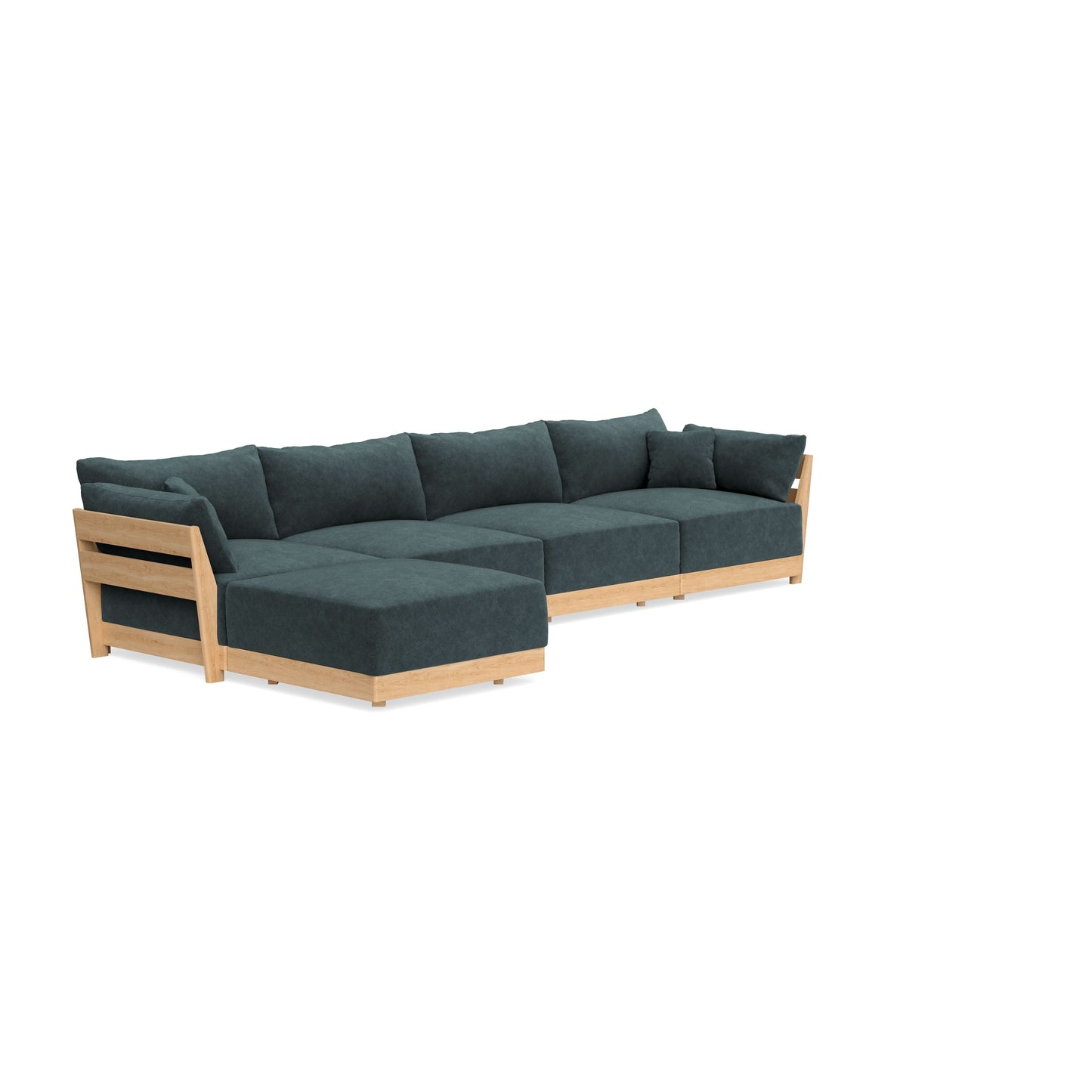 Slipcover Only - Modular Bondi 4-Seater Sectional in Nightfall