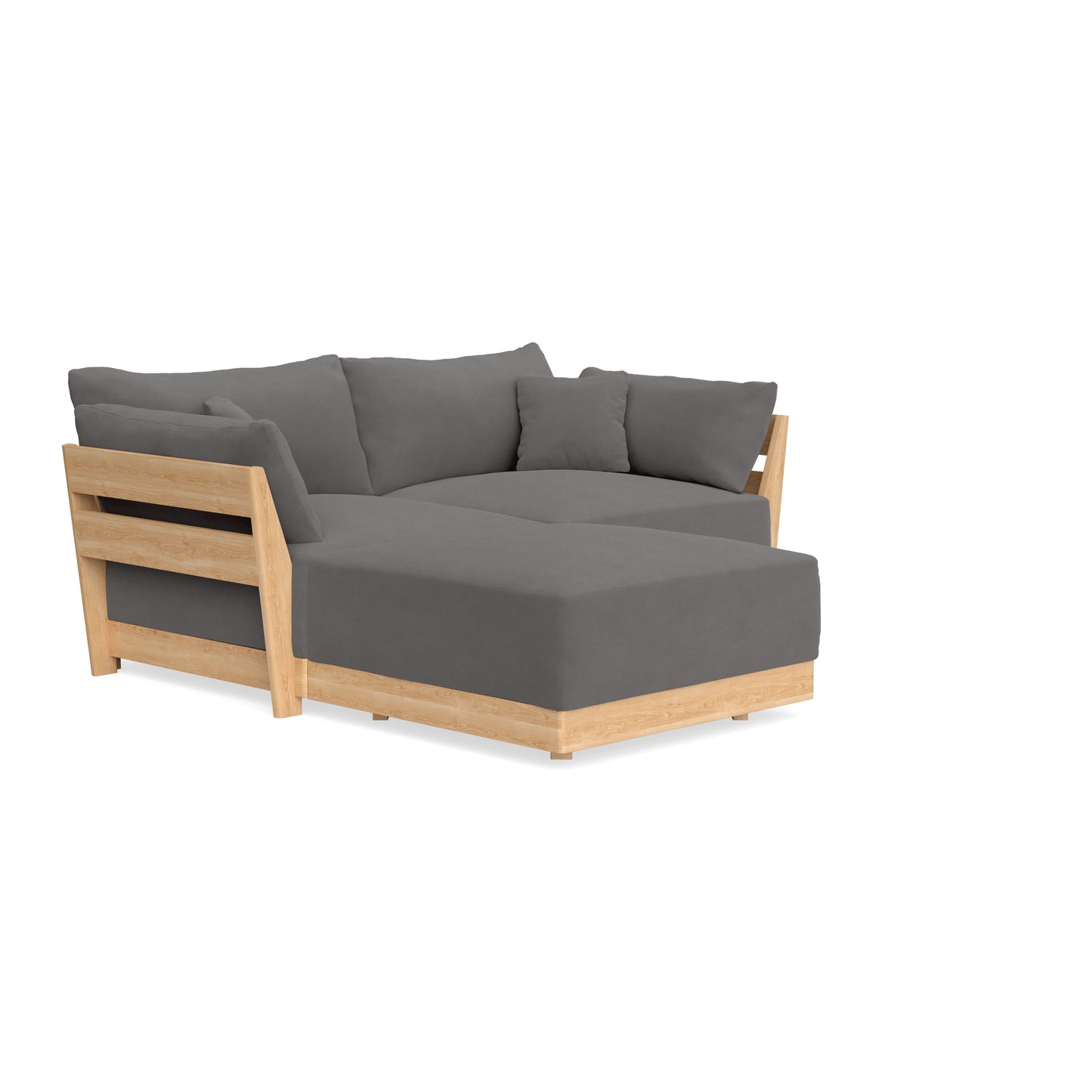 Slipcover Only - Modular Bondi 2-Seater Sectional in Burnt Ember