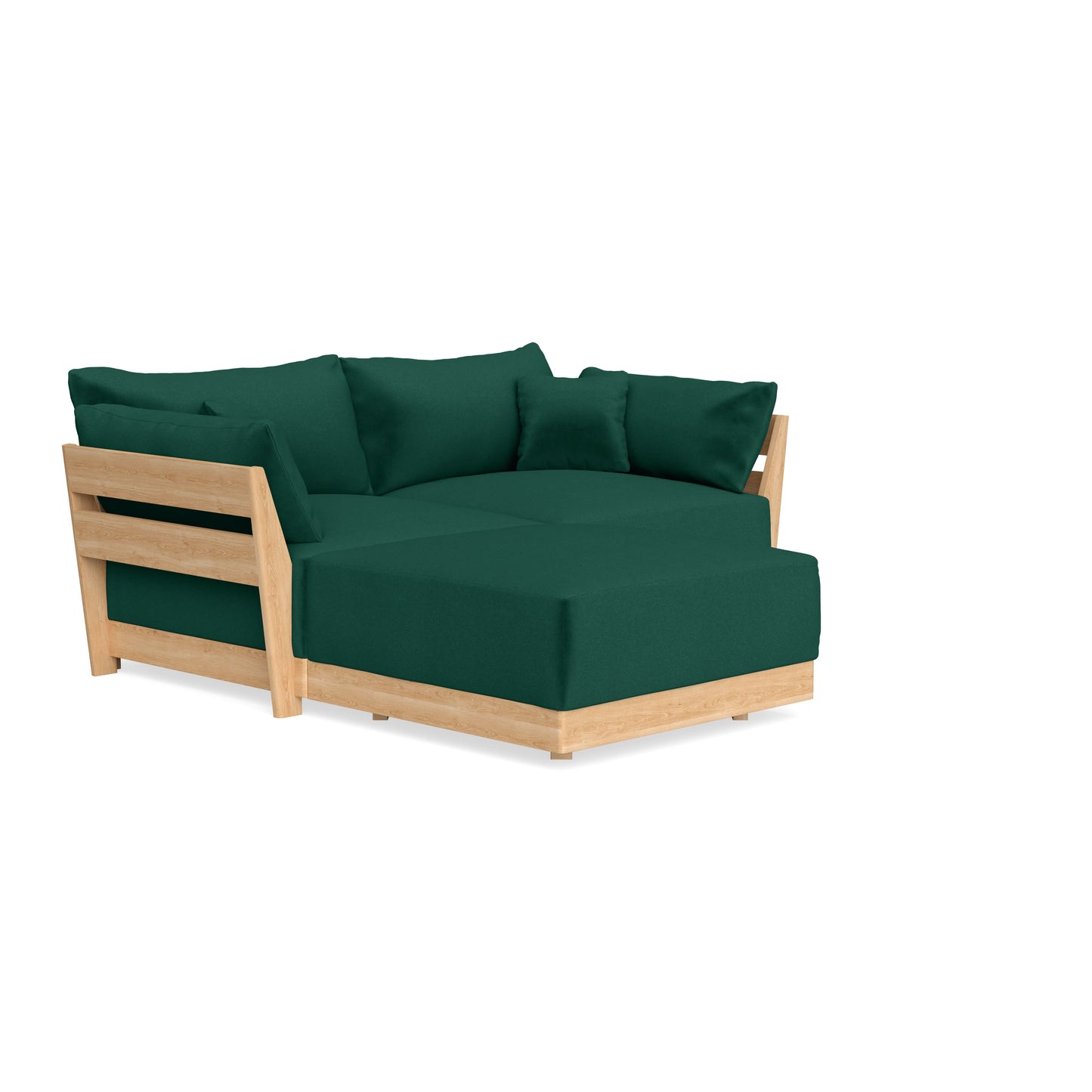 Slipcover Only - Modular Bondi 2-Seater Sectional in Evergreen