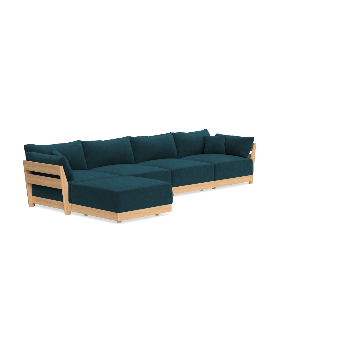 Slipcover Only - Modular Bondi 4-Seater Sectional in Indigo