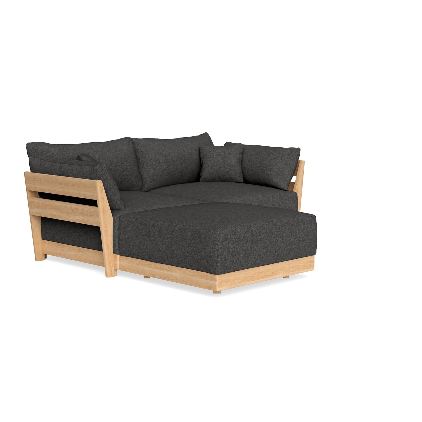 Slipcover Only - Modular Bondi 2-Seater Sectional in Graphite