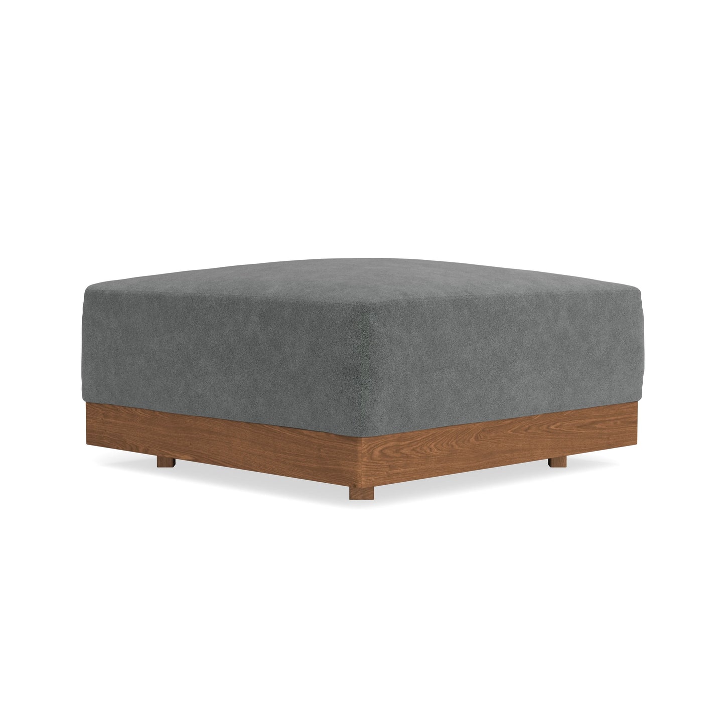 Modular Bondi Espresso Ottoman in Chimney Gray | Classic Blend