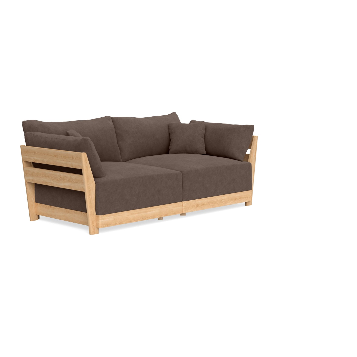 Slipcover Only - Modular Bondi 2-Seater Sofa in Chocolate