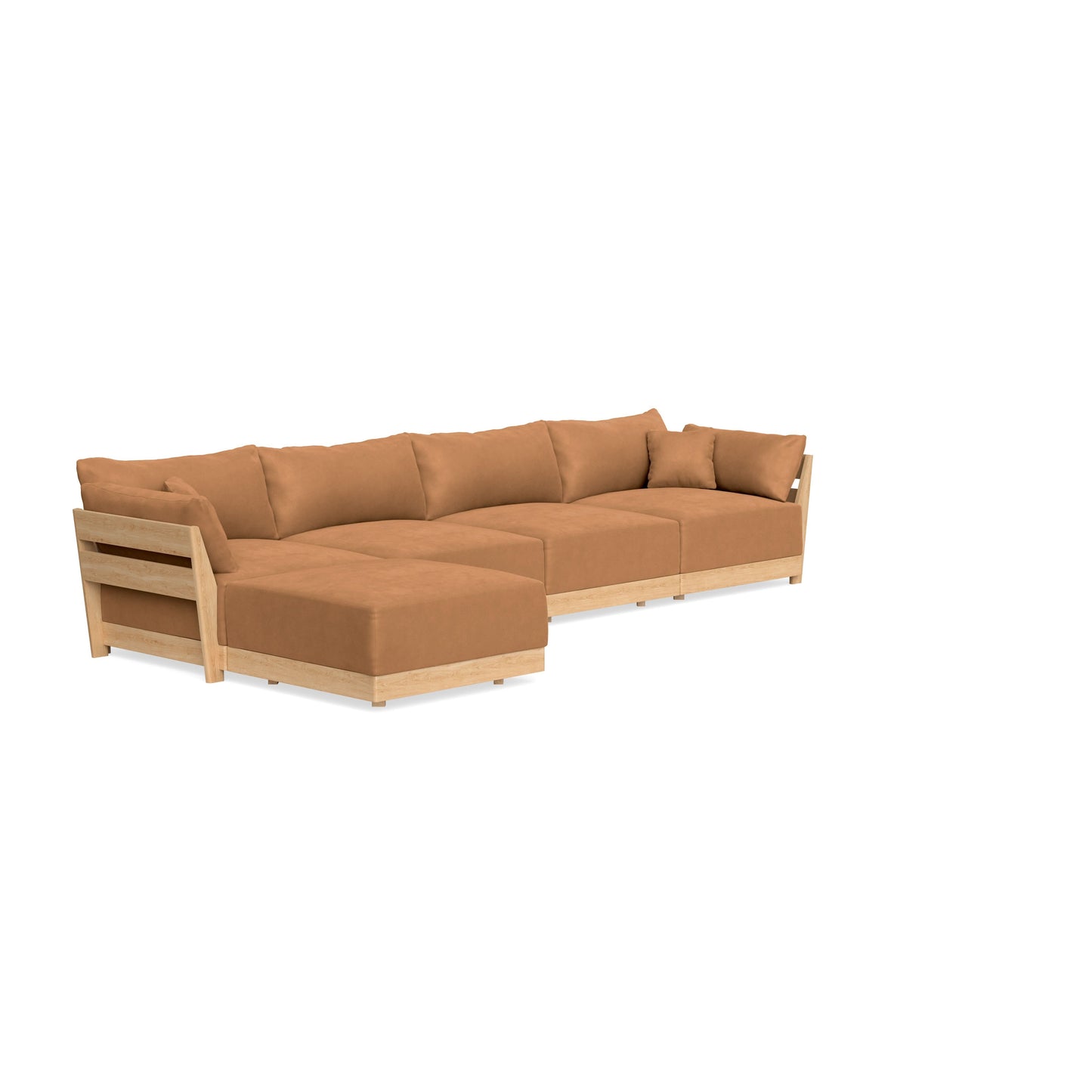 Slipcover Only - Modular Bondi 4-Seater Sectional in Cheddar