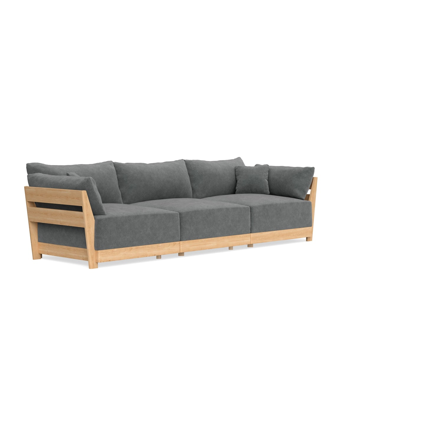 Slipcover Only - Modular Bondi 3-Seater Sofa in Chimney Gray