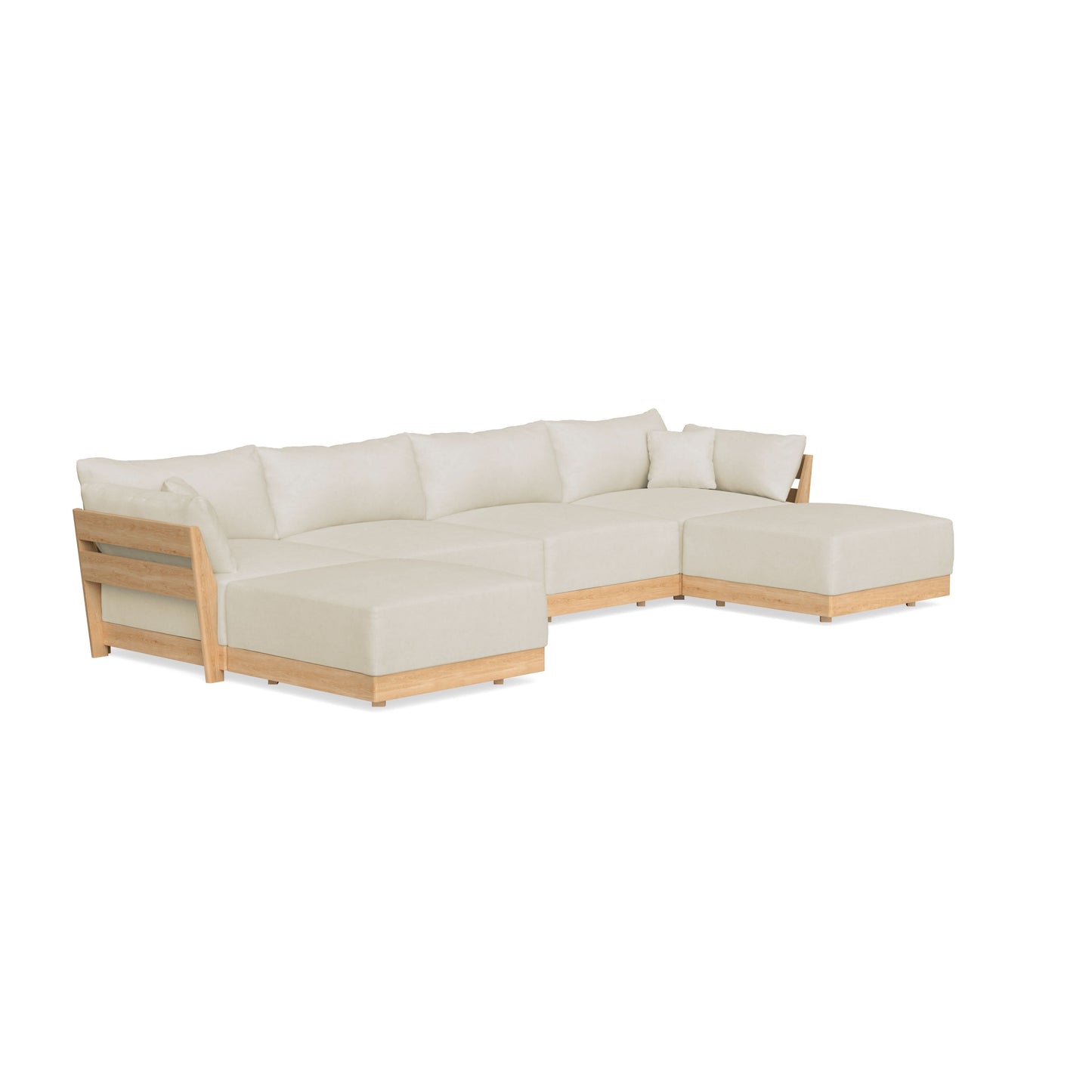 Slipcover Only - Modular Bondi 4-Seater U-Sectional in Mascarpone