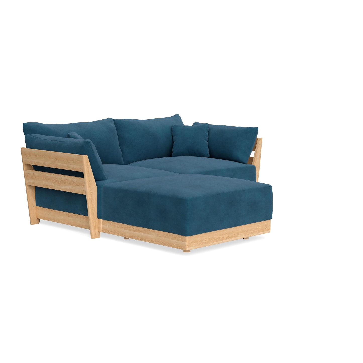 Slipcover Only - Modular Bondi 2-Seater Sectional in Commodore Blue
