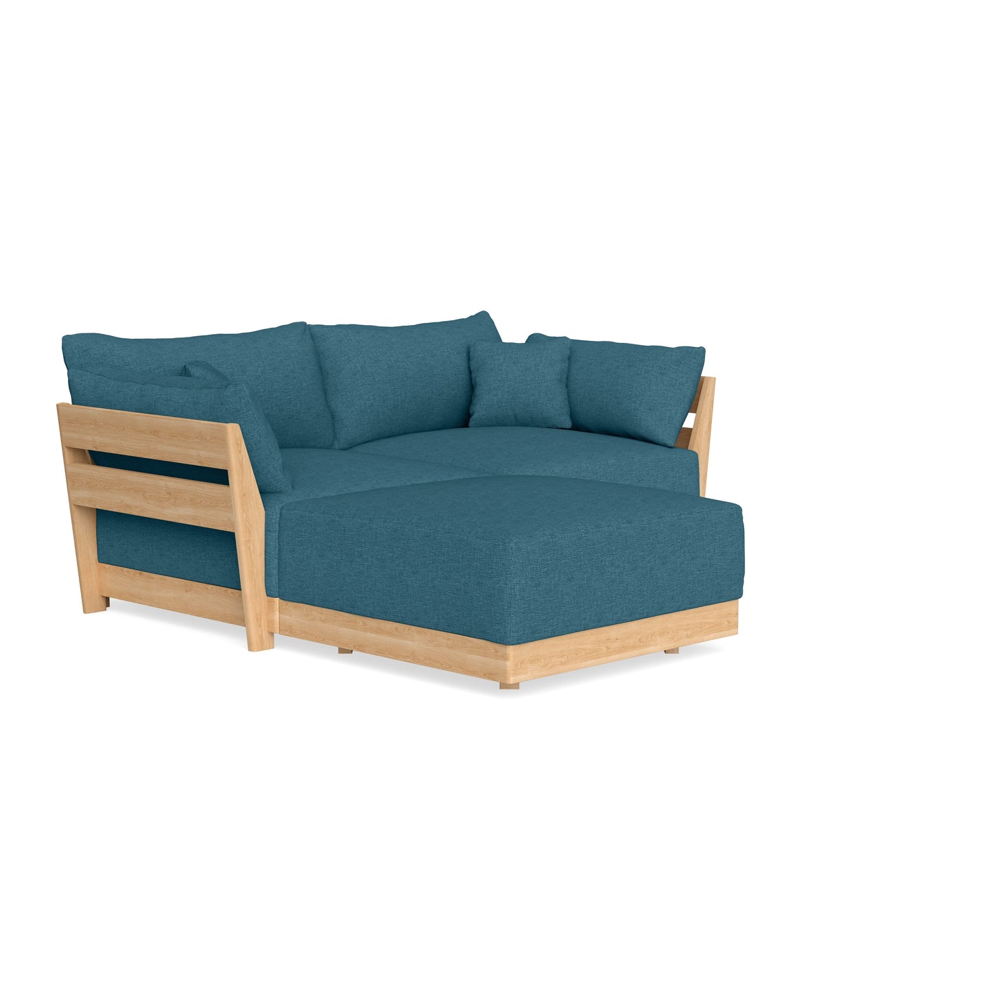 Slipcover Only - Modular Bondi 2-Seater Sectional in Aegean Blue