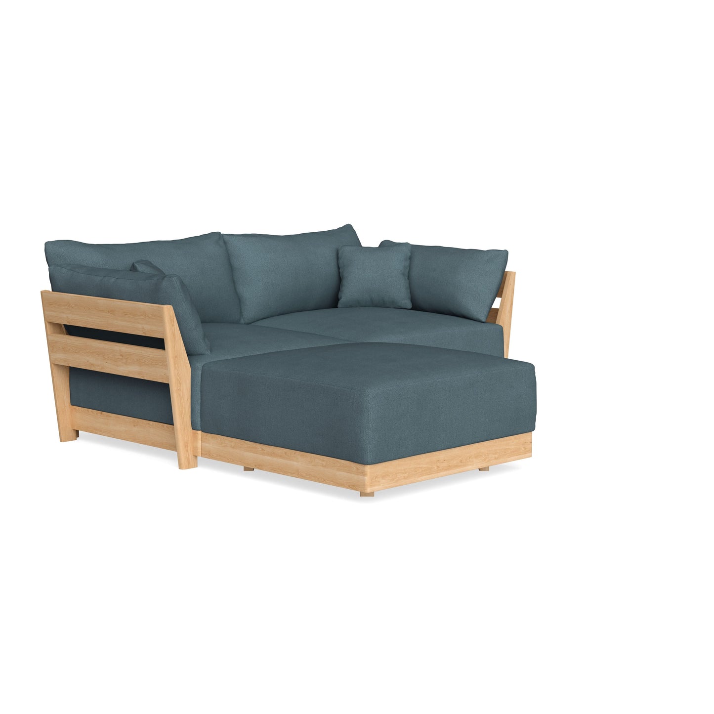 Slipcover Only - Modular Bondi 2-Seater Sectional in Slate Blue