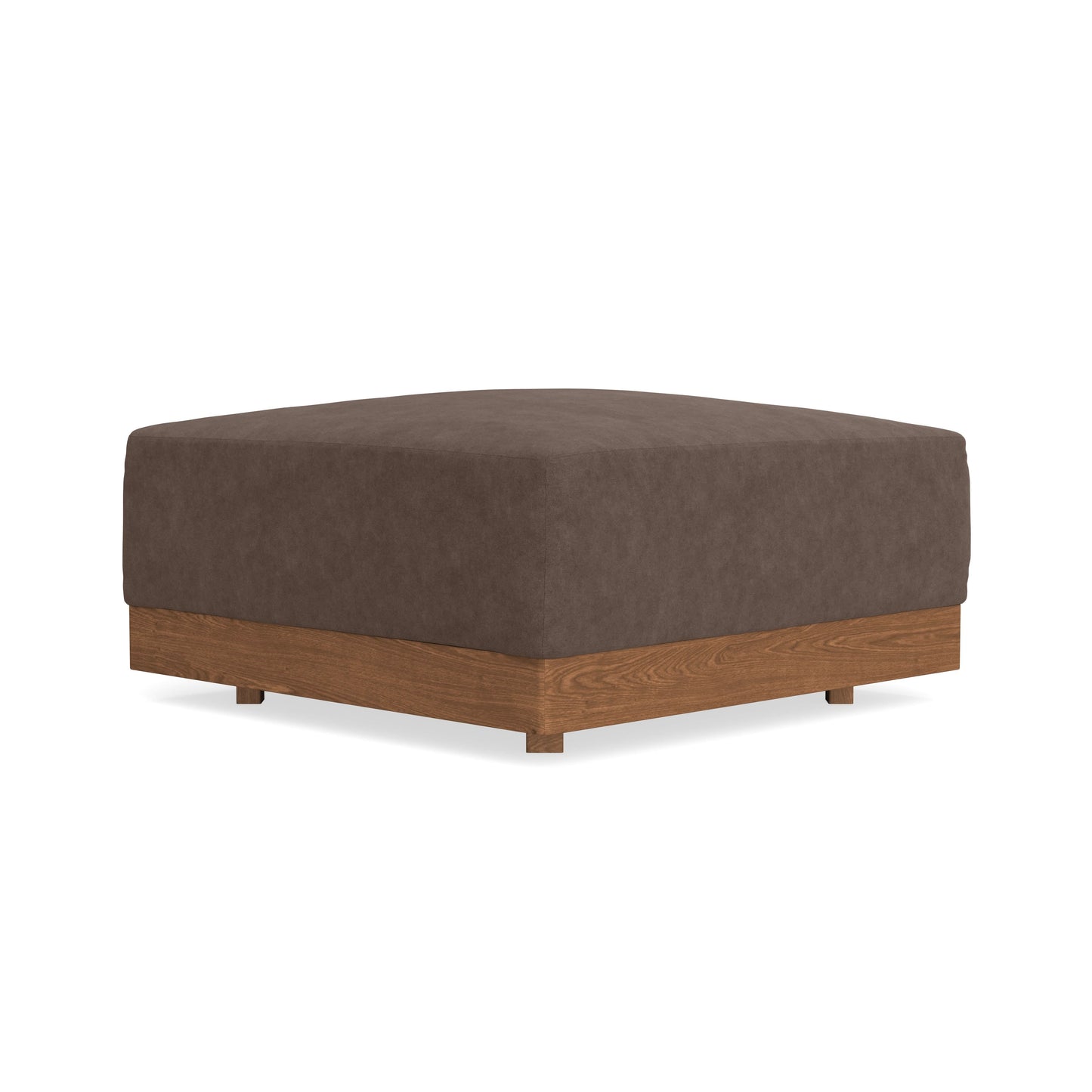 Modular Bondi Espresso Ottoman in Chocolate | Classic Blend