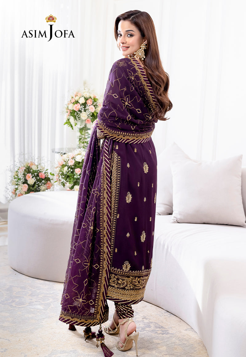 AJJM-06 EMBROIDERED CHIFFON 3 PCS