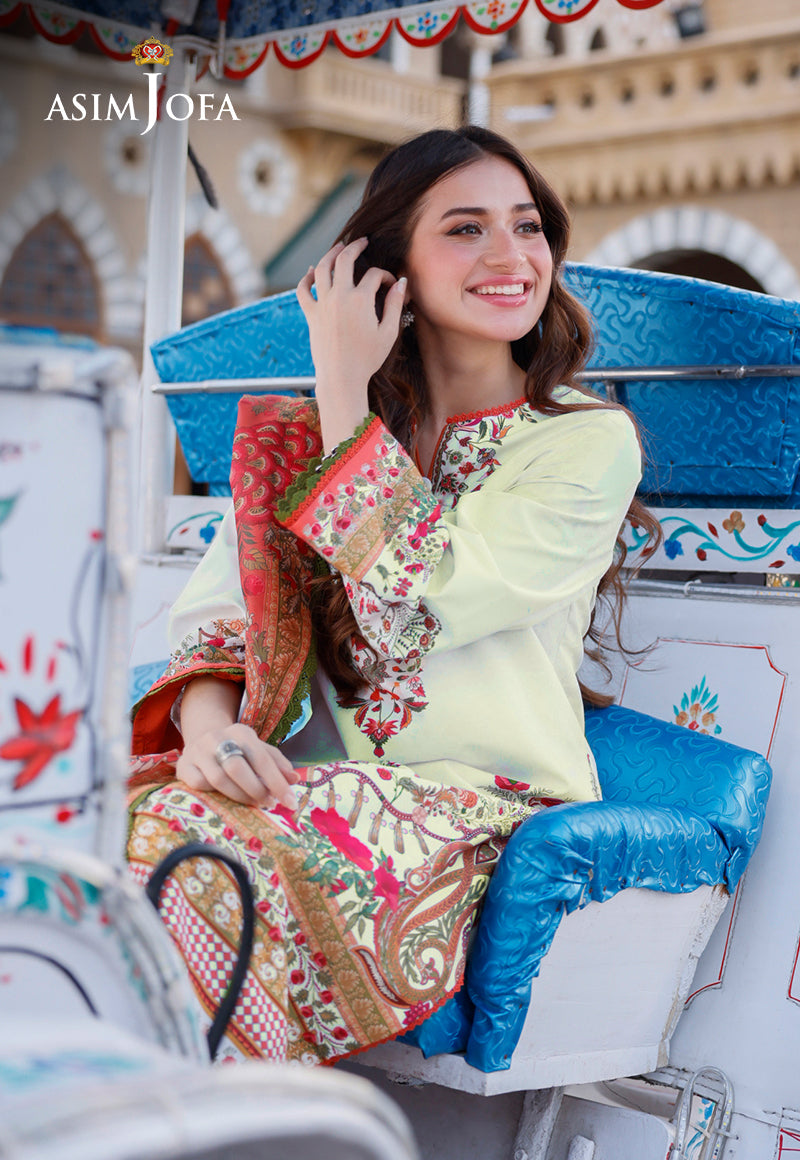AJPL-06 PRINTED ARABIC LAWN 3 PCS