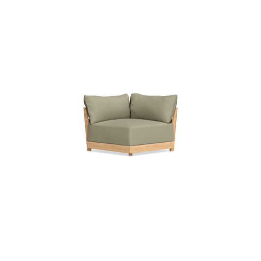 Modular Bondi Latte Corner Chair in Cappuccino | Memory Foam Blend