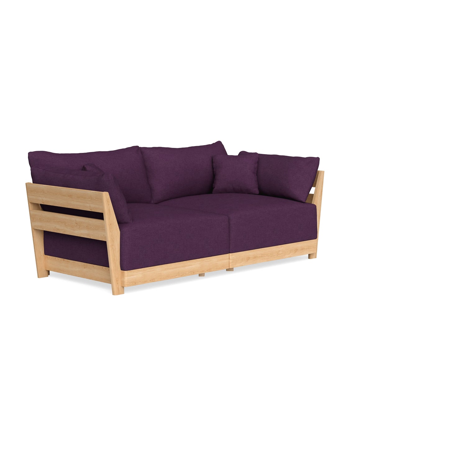 Slipcover Only - Modular Bondi 2-Seater Sofa in Aubergine