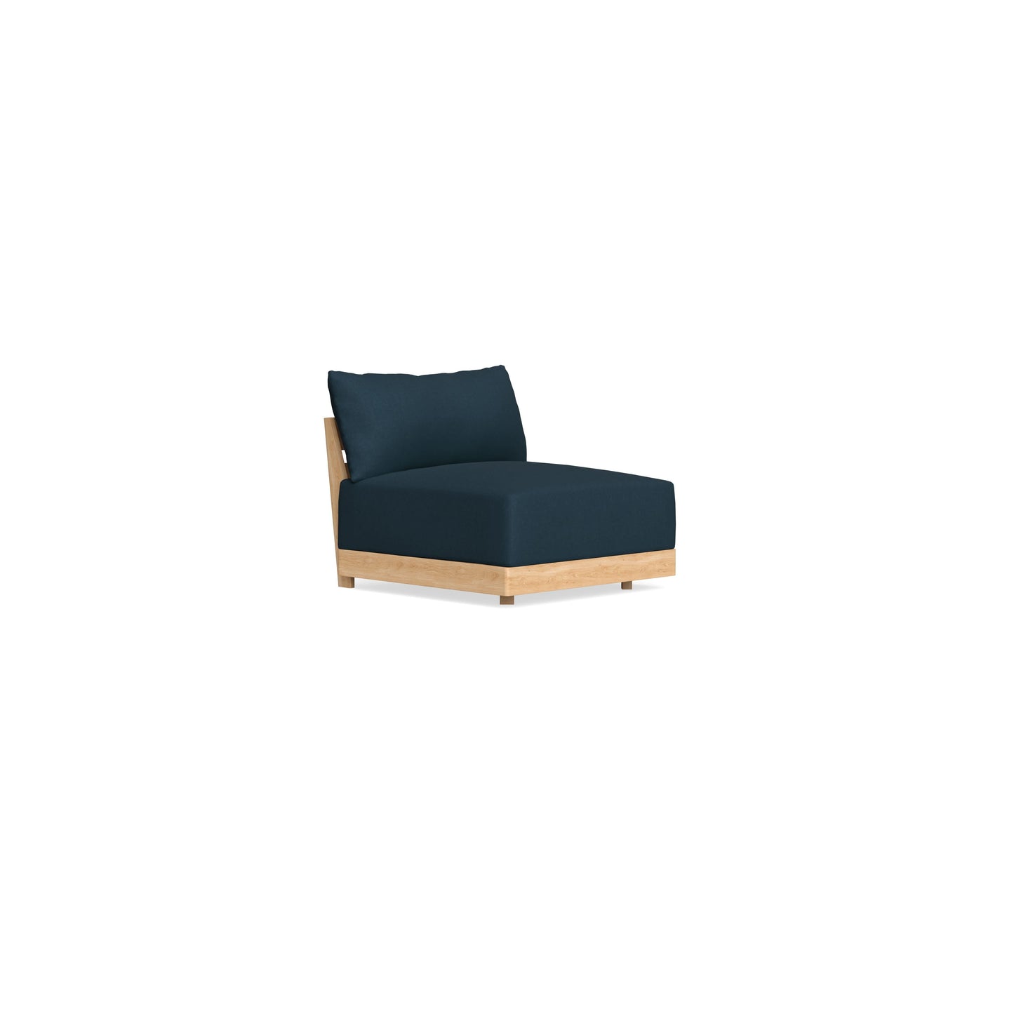 Slipcover Only - Modular Bondi Armless Chair in Navy Blue
