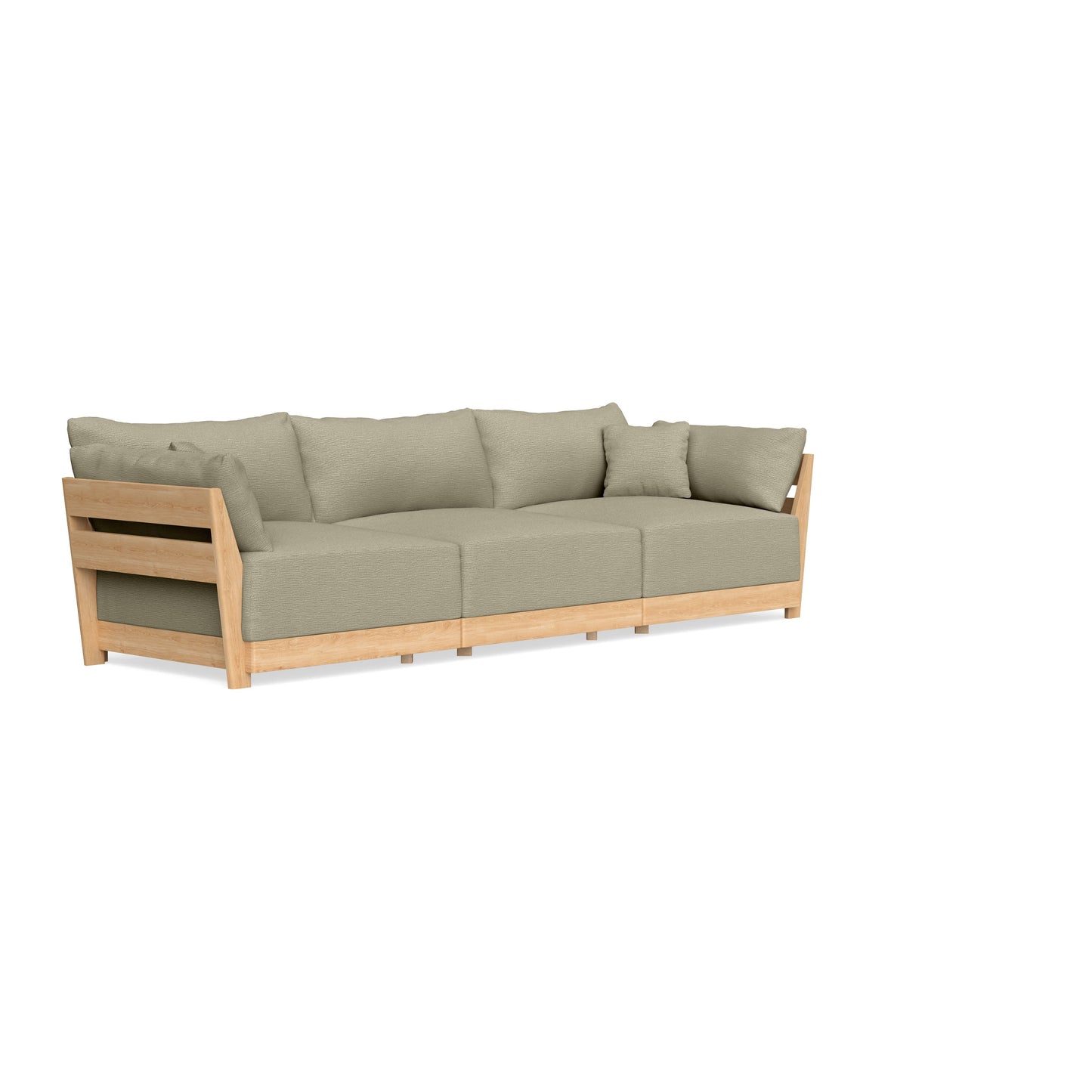 Modular Bondi Latte 3-Seater Sofa in Cappuccino | Classic Blend