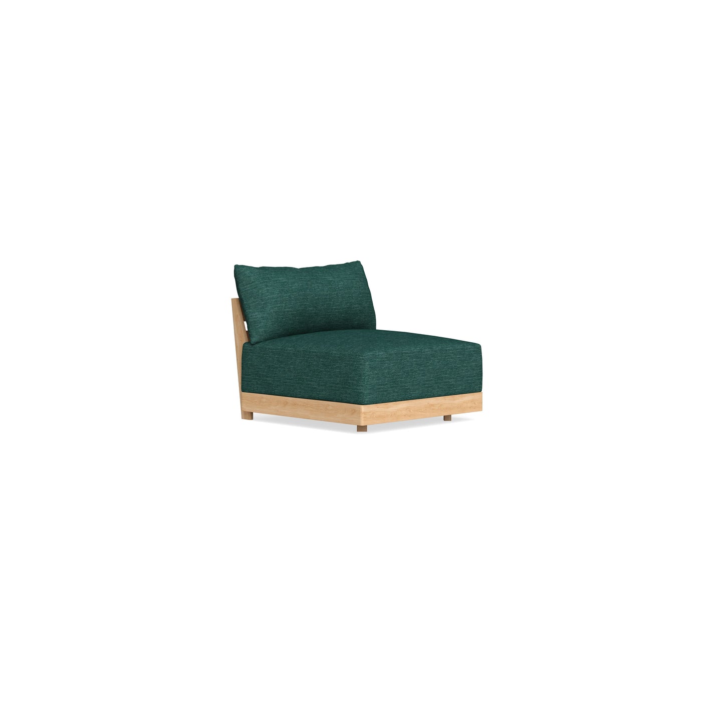 Slipcover Only - Modular Bondi Armless Chair in Forest Green