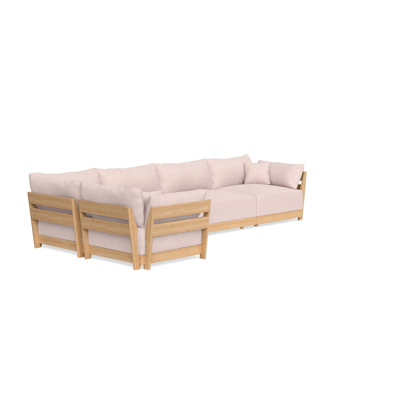 Slipcover Only - Modular Bondi 5-Seater L-Sectional in Peony