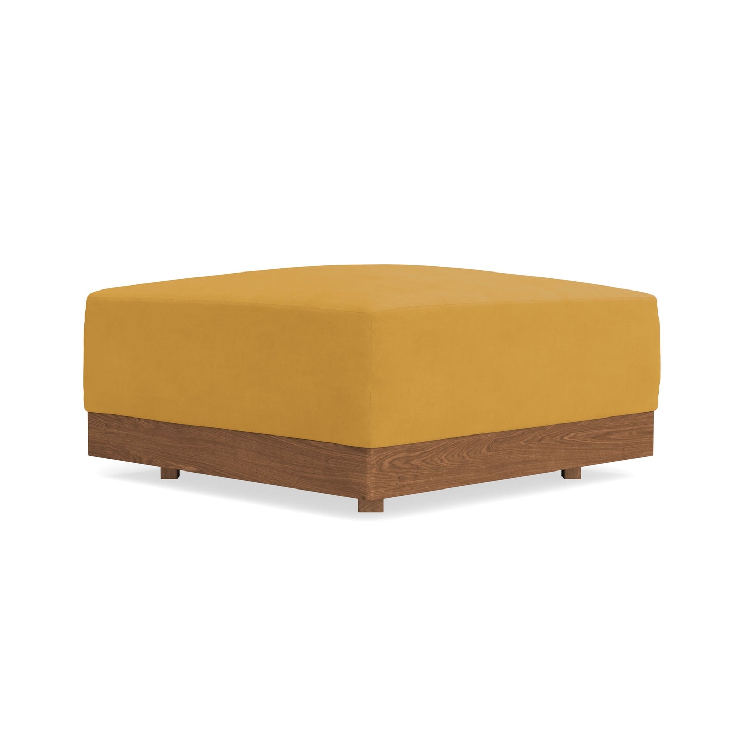 Modular Bondi Espresso Ottoman in Honey | Memory Foam Blend