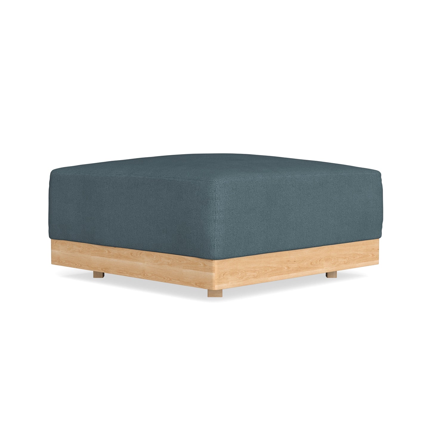 Slipcover Only - Modular Bondi Ottoman in Slate Blue