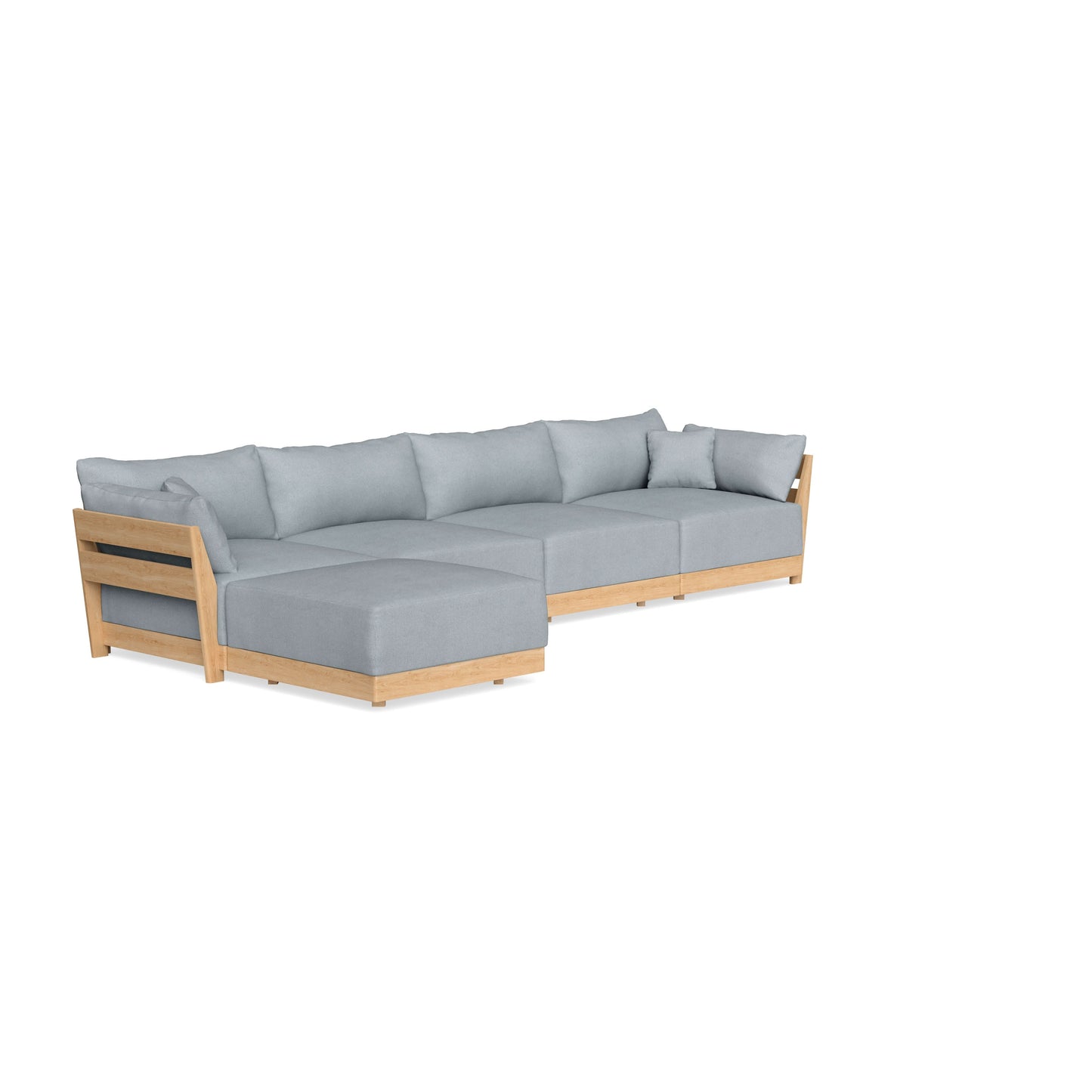 Slipcover Only - Modular Bondi 4-Seater Sectional in Ash