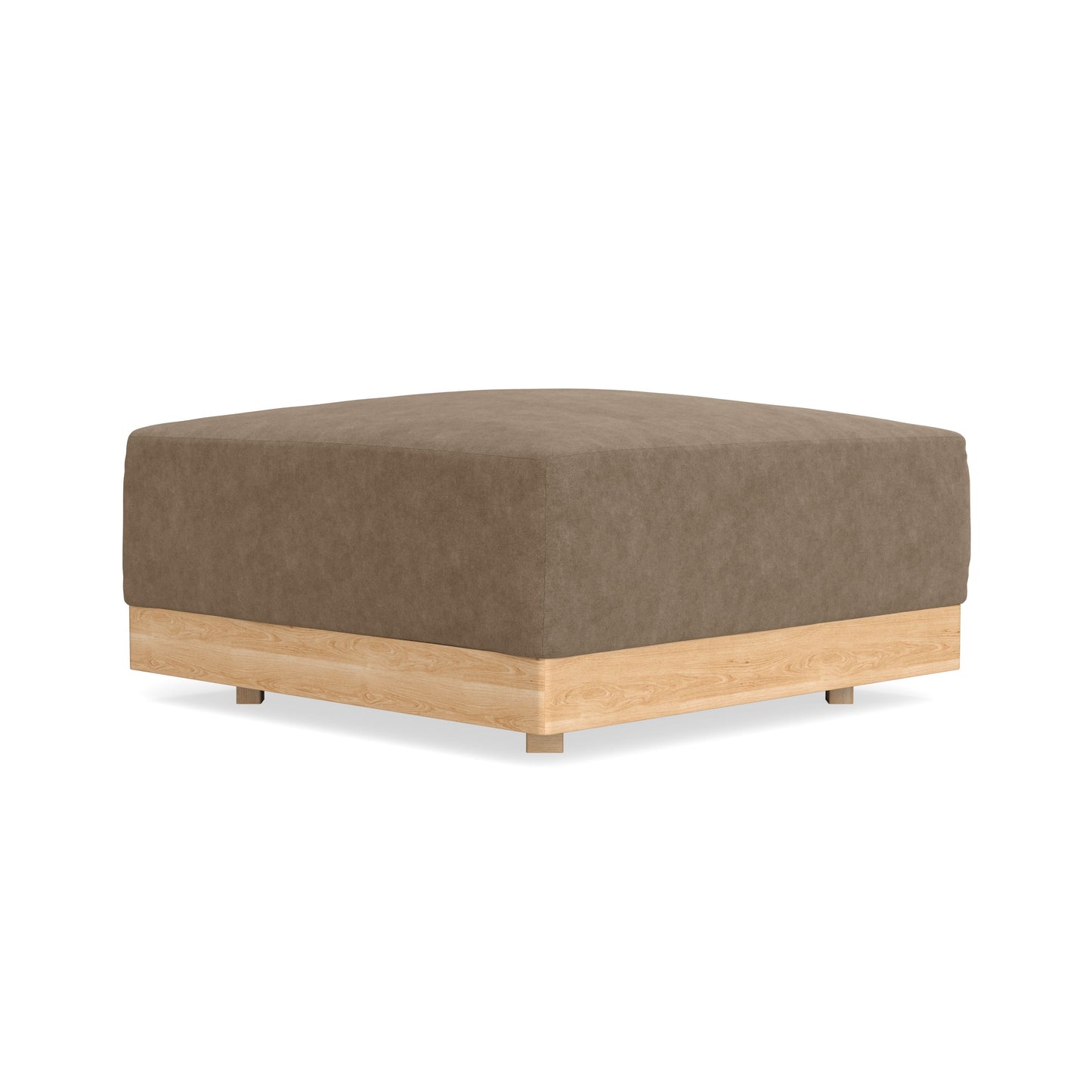 Slipcover Only - Modular Bondi Ottoman in Coffee