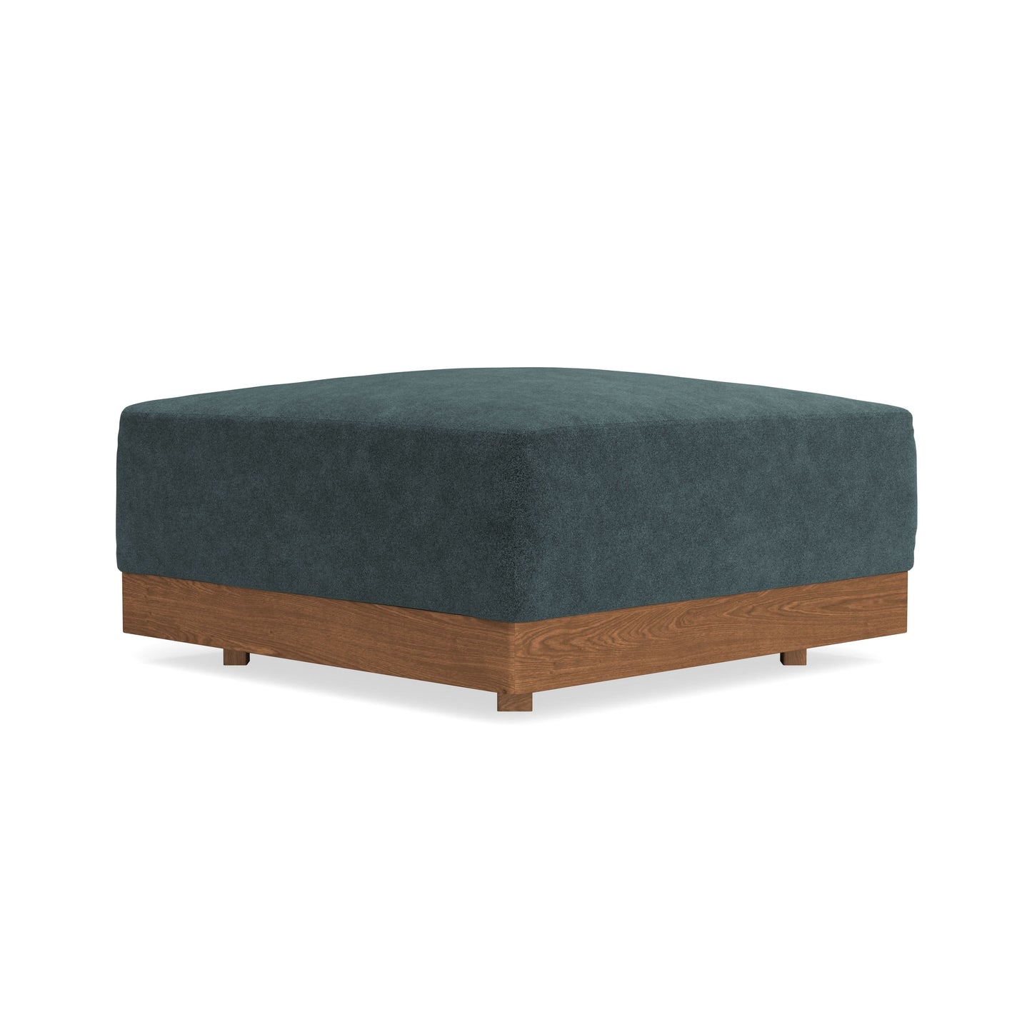 Modular Bondi Espresso Ottoman in Nightfall | Memory Foam Blend