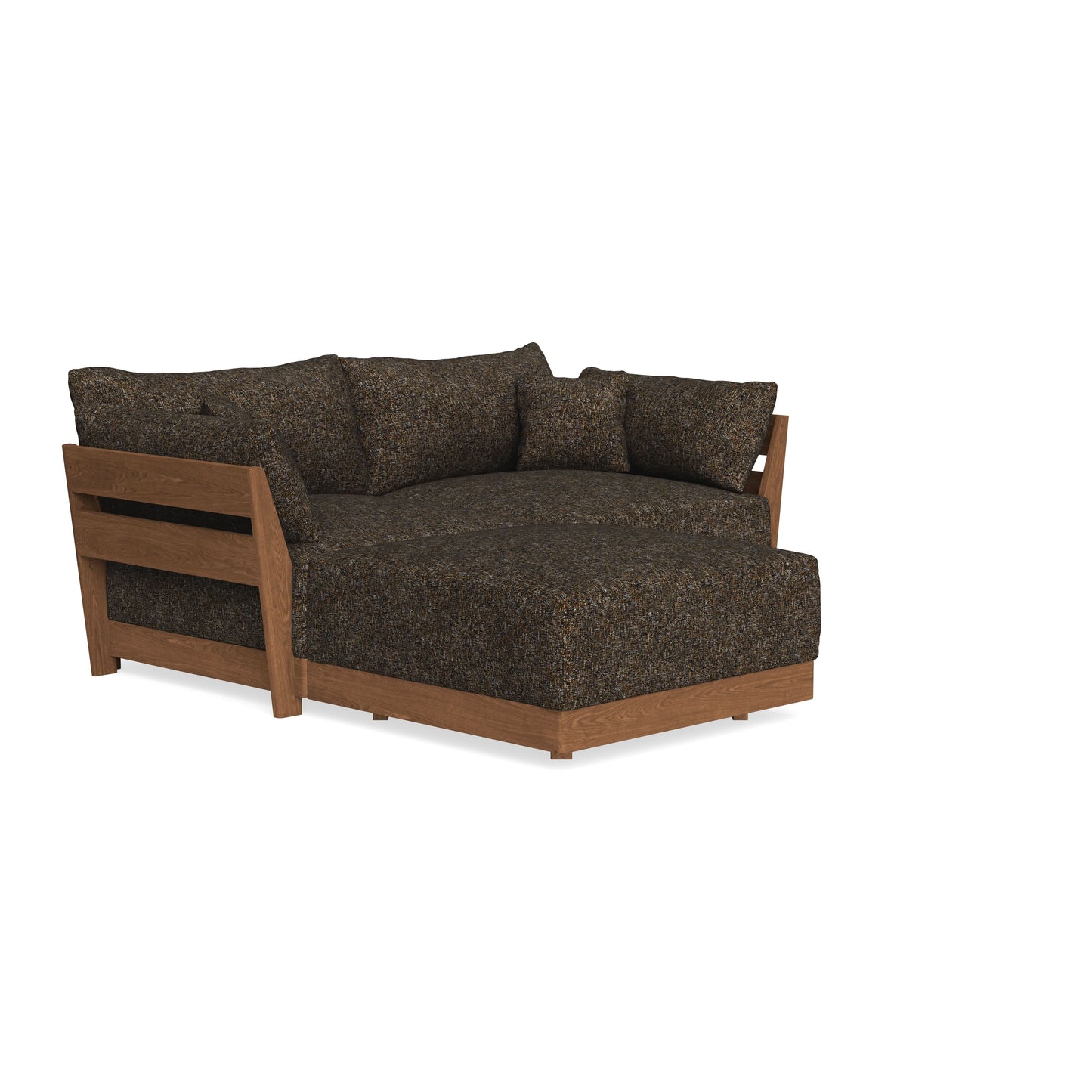 Modular Bondi Espresso 2-Seater Sectional in Phantom | Classic Blend