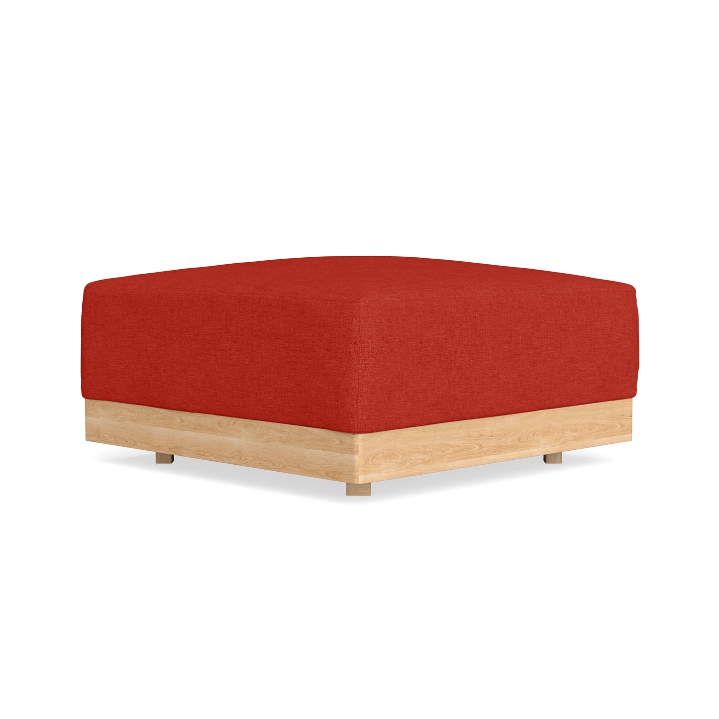 Slipcover Only - Modular Bondi Ottoman in Cayenne